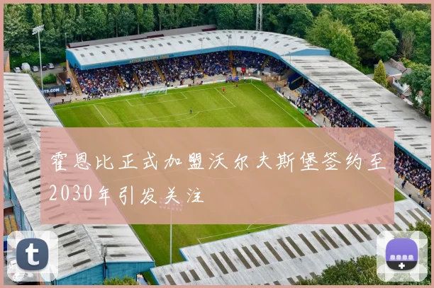 霍恩比正式加盟沃尔夫斯堡签约至2030年引发关注